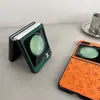 Oso Violento de Buen Aspecto Adecuado para Samsung Zflip4 Anti-Caídas Funda para Teléfono Móvil Dibujos Animados Lindo Flip5 Popular Modelo de Pareja