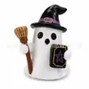 Nuevo Adorno Creativo de Fantasma de Amazon para Decoración de Fiesta de Escena de Halloween, Artesanía de Resina Decoración de Escritorio para el Hogar