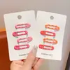 Pinzas para el pelo de colores dopamina estilo coreano para niñas, lindos y versátiles accesorios pequeños para el cabello que no dañan el cabello, adecuados para flequillos laterales de bebé
