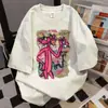 Camisetas de Manga Corta con Estampado de Dibujos Animados de Diseño de Nicho Perezoso Estilo Coreano para Hombres y Mujeres en Verano Sueltas y Versátiles Tops de Pareja Ins