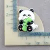 Animal de Dibujos Animados Panda DIY Pegamento de Crema Pasador Caja de Almacenamiento Casera Accesorios de Resina Decoración Imán para Nevera Materiales