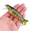 Isca de pesca multi-nós peixe 11cm 17g plástico biônico isca dura pesca em água salgada isca artificial bico robalo traíra isca