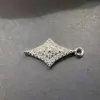 Pendente Versátil de Cobre com Zircônia Microincrustada para Mulheres Tendência Influenciador Moda ao Vivo Acessórios Versáteis DIY Fonte de Fábrica Joias Atacado