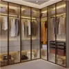 Armario Moderno de Lujo Ligero con Puerta de Cristal, Closet Integrado, Aparador con Cajones, Vinoteca, Fábrica de Personalización para Toda la Casa
