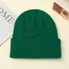 Chapéu de Tricô Liso Novo Moda Circunferência da Cabeça Grande Chapéu de Tricô Inverno Chapéu de Lã Acrílica Gorro Masculino Atacado em Estoque