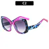Gafas de Sol Versátiles Estilo Retro Europeo y Americano con Montura Grande Ojo de Gato, de Moda para Exteriores, Vacaciones, Viajes, Conducción, Protección Solar, Gafas de Sol Transfronterizas