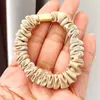 Estilo Coreano Alta Elasticidad Goma Negra para el Cabello Anillo de Intestino Pequeño de Alta Calidad para Goma de Pelo Cuerda para Cola de Caballo Banda de Goma No Daña el Cabello Goma para el Cabello