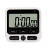 Temporizador com despertador tela grande timer de cozinha interruptor de alarme ajustável e interruptor de energia