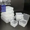 Múltiples Especificaciones Caja Cuadrada Alta de 3.5 Caja Transparente de Plástico PP Caja de Muestras Almacenamiento de Componentes Caja Pequeña
