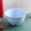 Tigela para Macarrão Instantâneo de Palha de Trigo Tigela de Arroz Doméstica Padrão Redondo Tigela Grande Tigela de Salada Japonesa Tigela Pública Tigela de Ramen Tigela de Sopa Comercial