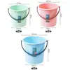 Cubo de Agua para Dormitorio Estudiantil Cubo de Plástico Espeso para Lavandería Portátil Hogareño Cubo de Almacenamiento de Agua para Ducha Estudiantil Cubo Grande para Pies