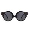 Gafas de Sol Estilo Nuevo Europeo y Americano Personalizadas Ojo de Gato, Gafas de Sol Triangulares de Moda, Gafas de Sol con Lente Transparente Oceánica