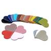 Marcapáginas de cuero sintético con forma de corazón, minimarcador con clip para esquina de libro, funda protectora.
