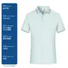 Camisa polo de nailon de seda de hielo de verano de alta elasticidad, bordado, estampado, ropa para empleados de empresa, camiseta de manga corta con cuello, logotipo personalizado