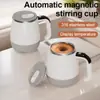 Taza de Café Eléctrica de Acero Inoxidable 316 Transfronteriza Doble Capa Aislada Taza Antiescaldaduras Portátil Pantalla de Temperatura Taza con Agitación Automática
