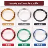 Rollo grande de 100 metros alambre de cobre conservador de color 0.2 mm material de tejido DIY hecho a mano alambre metálico filigrana alambre para enrollar alambre para envolver flor