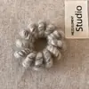 Outono e Inverno Pelúcia de Alta Qualidade Cordão de Telefone Faixa de Cabelo Feminina Bola Faixa para Couro Cabeludo Faixa Elástica Alta Faixa de Cabelo com Cordão de Telefone Acessórios para Cabelo