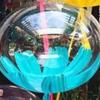 Pintura Acrílica Creativa Marmoleado Transparente Globo Bobo Decoración de Escena para Evento de Apertura de Centro Comercial