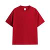 Xia Suorona Heavy 240g Crewneck Loose Manga Curta Homens de secagem rápida fria 5A T-shirt antibacteriana resistente aos raios UV
