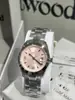 Reloj Vivian Nuevo Estilo Esfera Rosa Emperatriz Reloj para Mujer Reloj Azul Hielo Triturado Morado Fruta del Dragón Blanco Luz de Luna Reloj de Pulsera