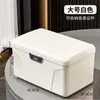 Caja de almacenamiento con protección de contraseña para objetos de valor, caja de almacenamiento de plástico para documentos privados, caja de almacenamiento con cerradura para organización del hogar y del coche