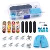 Caja de Almacenamiento para Finger Skateboard Caja de Montaje DIY de Aleación Mini Superficie Escarchada Doble Rocker Juguete Transfronterizo para Niños