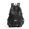 2026 Nueva Mochila Casual de Nylon Estampada de Doble Hombro con Sensación de Alta Gama para Estudiantes de Secundaria y Preparatoria Mochila para Viajes y Uso Diario