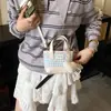Bolsas Infantis Transfronteiriças Nova Primavera Estilo Coreano Frescas Xadrez Bolsas de Mão para Meninas Doce Princesa Batom Bolsa Transversal