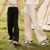 Pantalones Finos de Verano para Niñas, Pantalones Jogger Sueltos Versátiles para Niños Mayores, Casuales Anti-Mosquitos, Pantalones Deportivos Transpirables de Secado Rápido para Niños