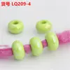 Contas Acrílicas Coloridas com Furo Grande Perucas Dreadlocks Cabelo Trançado Tranças Contas Decorativas Joias DIY Acessórios de Cabeça para Meninas Contas