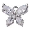 Colgante de mariposa de amor de estilo barroco, serie blanca, con cuatro esquinas y estrella, pendientes hechos a mano, pulsera de aleación, accesorios de bricolaje.