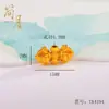 Jianyuesha Adornos Dorados Macana Vajra con Agujero Pulsera DIY Accesorios para Collares Accesorios de Cuentas Hechos a Mano Material de Cuentas Sueltas