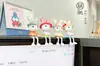 Boneca Sólida de PVC Coelho de Desenho Animado Micro Paisagem Desktop Carro Pequenos Enfeites DIY Suculenta Decoração de Jardinagem Paisagismo