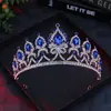 Corona de Novia Europea y Americana Tocados de Corona de Princesa con Pedrería Accesorios para el Cabello Estilismo de Boda Vestido Corona de Cumpleaños Regalo de Navidad