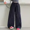Pantalones de Trabajo Rosas Estilo Americano para Mujer, Novedad 2026, Modernos, Geniales y Elegantes, Holgados, Rectos, Pierna Ancha, Secado Rápido, Pantalones Deportivos