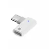 Adaptador de carga apto para Apple pencil Apple pen generación mejorado con indicador de carga curva lateral