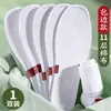 Plantilla de Algodón Transpirable Absorbente de Sudor Tejido Lasagna Plantilla de Verano Fina para Hombre y Mujer Recortable Fondo Suave Plantilla para Pies No Cansados