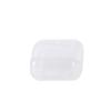Caja de almacenamiento de plástico transparente antioxidante portátil de gran capacidad caja a prueba de polvo almacenamiento de collares y aretes joyero