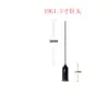 Aguja Semipunta de Acero Inoxidable Recubierto de Plástico de 1.0 pulgada, Aguja de Rosca, Aguja Dispensadora de 1.5 pulgadas, Aguja Dispensadora de Pegamento, Punta Dispensadora de Pegamento