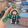 Suéter de Desenho Animado, Jeans, Grampo de Cabelo, Ursinho, Chaveiro de Carro Criativo, Pelúcia Fofa, Pingente de Bolsa Adorável