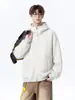 Sudadera con capucha de punto estilo retro americano Jianheng, ajuste limpio, alta calidad, top elegante y genial, prenda exterior de alta gama para hombre