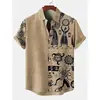 Nova Camisa de Manga Curta Xadrez de Verão Moda Masculina Casual Fina Versátil Bonita Simples