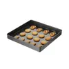 Bandeja de Horneado Cuadrada de Acero al Carbono al por Mayor 8x8 Molde para Pastel de Copo de Nieve Bizcocho Suizo Rollo de Toalla