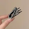 Exquisito pasador de pelo coreano de diamantes completos, pinza BB, pasador lateral de flequillo con incrustaciones de diamantes de alta gama para mujer, nuevo estilo de pasador para mechones sueltos