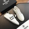 Nuevos Zapatos de Skate de Plataforma de Caña Baja Casuales Simples y Versátiles para Hombre Aiguhua, de Moda, Cuero Vacuno de Alta Calidad, Cómodos Zapatos de Skate