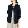 Jaqueta bomber plus size soltinha emagrecedora com manga raglan, cardigã versátil para outono e inverno de 2026