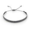 Kkbead Pulsera Bohemia Cuerda de Amistad Estilo Étnico Vintage Nepalí Tejida a Mano Estilo Pareja Cuentas Budistas