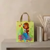 Bolsa de TNT laminado para pintura infantil, item de venda quente transfronteiriça, bolsa para embalagem de lembrancinhas, bolsa para lanches, bolsa de presente para aniversário infantil