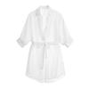 Marca Guiruo Lencería Sexy Tentación Sexy Malla Perspectiva Escote en V Profundo Corte Bajo Camisa Traje de Juego de Roles Femenino 243