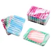 Fabricante Personalizado Caja Portajabón de Silicona para Baño Plato de Jabón de Viaje con Drenaje para Bañera y Artículos de Tocador